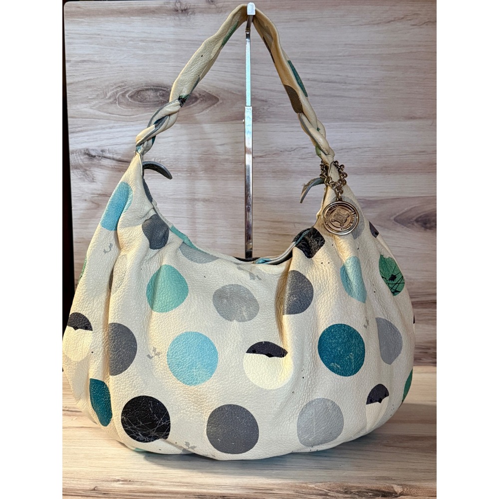 Celine Luxury Polka Dot Hobo Bag